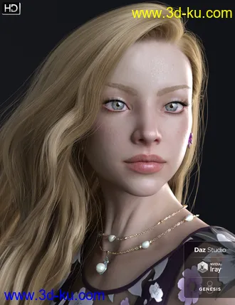 Lara HD for Genesis 8 Female模型的图片2