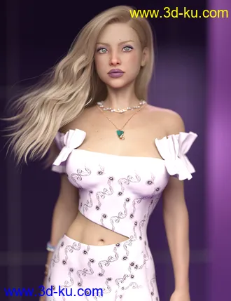 Lara HD for Genesis 8 Female模型的图片7