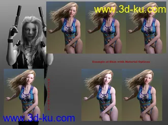 3D打印模型Lara HD for Genesis 8 Female的图片