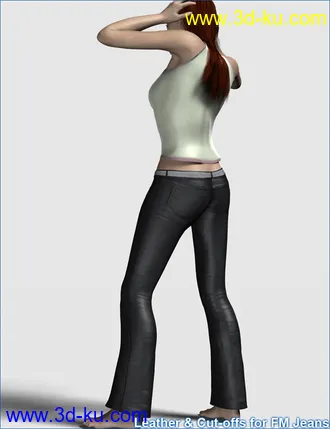 3D打印模型Leather and Cut-offs for FM Jeans的图片