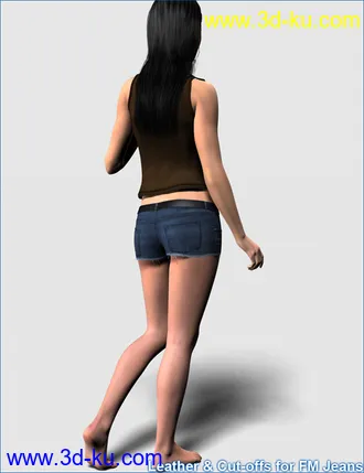 3D打印模型Leather and Cut-offs for FM Jeans的图片