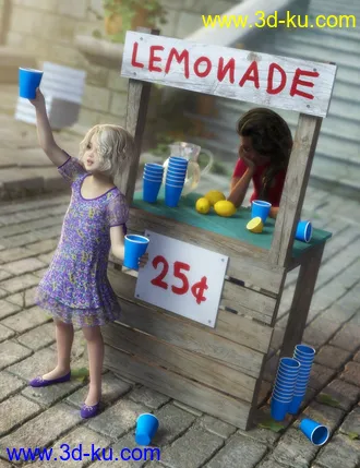 3D打印模型Lemonade Stand的图片