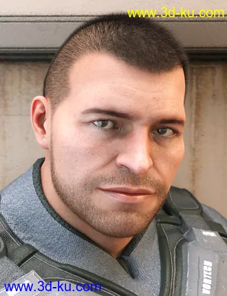 3D打印模型LI Crew Cut Hair for Genesis 8 Male(s)的图片