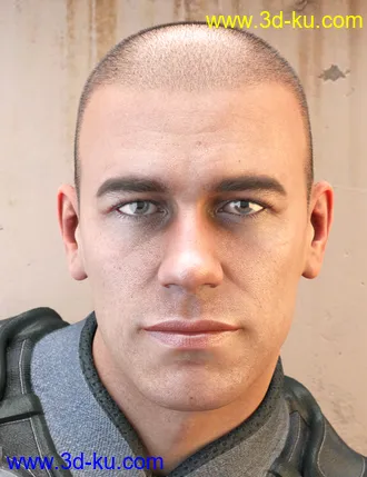 3D打印模型LI Crew Cut Hair for Genesis 8 Male(s)的图片