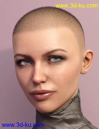 3D打印模型LI La Femme Hair for Genesis 8 Female(s)的图片