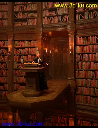 3D打印模型Library of Wizardry的图片