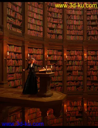 3D打印模型Library of Wizardry的图片