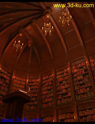 3D打印模型Library of Wizardry的图片