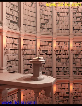 3D打印模型Library of Wizardry的图片