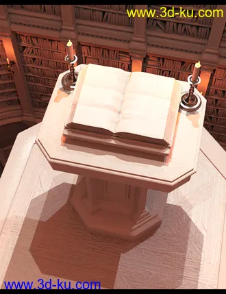 3D打印模型Library of Wizardry的图片