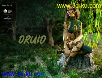 LIE Fae Tattoos for Genesis 3 and 8 Female(s)模型的图片5