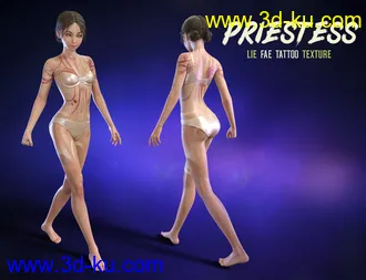 3D打印模型LIE Fae Tattoos for Genesis 3 and 8 Female(s)的图片