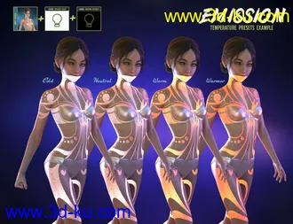 LIE Fae Tattoos for Genesis 3 and 8 Female(s)模型的图片26