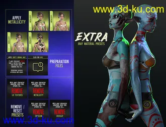 LIE Fae Tattoos for Genesis 3 and 8 Female(s)模型的图片29