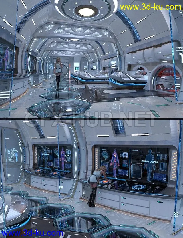 Lifepod Hangar模型的图片1