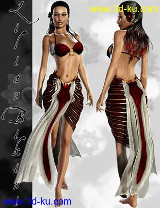 3D打印模型LilianBikini for Victoria 4 and Aiko 4的图片