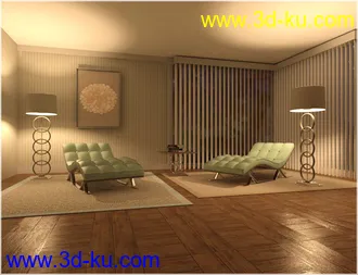 3D打印模型Living Space的图片