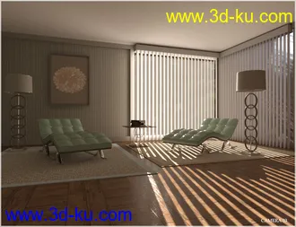 3D打印模型Living Space的图片