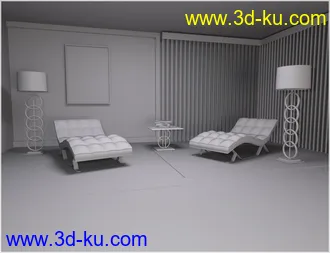 3D打印模型Living Space的图片
