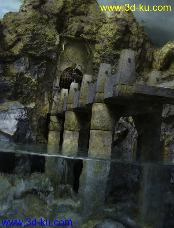 Lost Gate Texture Set for Niflheim's Gate模型的图片1