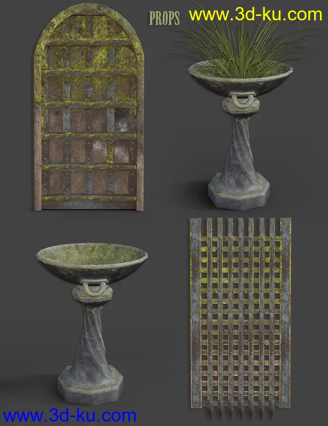 Lost Gate Texture Set for Niflheim's Gate模型的图片4
