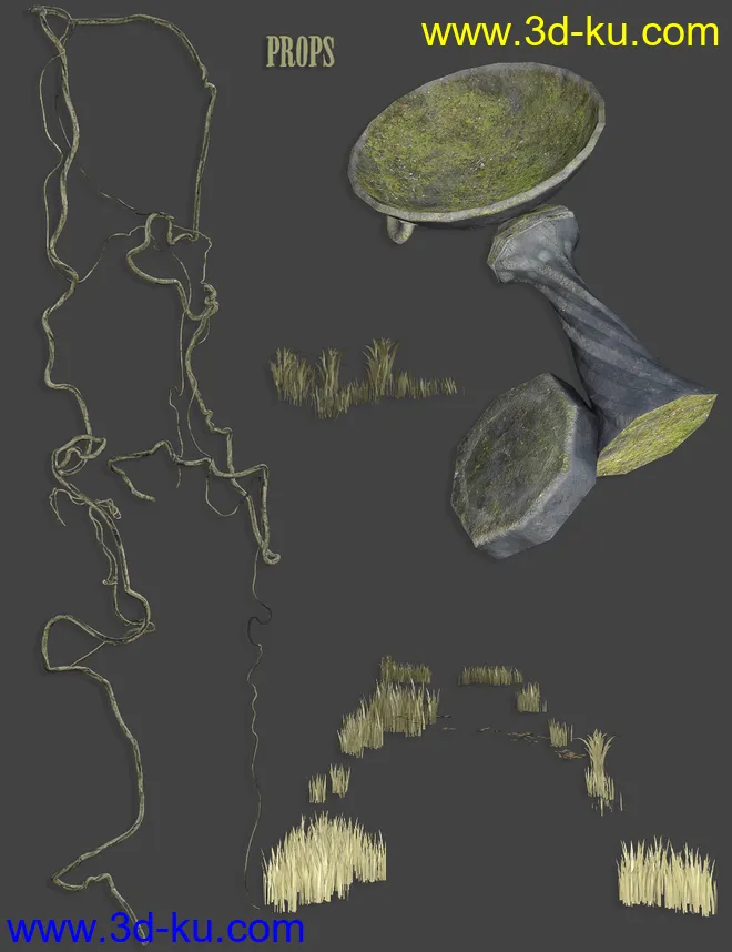 Lost Gate Texture Set for Niflheim's Gate模型的图片5