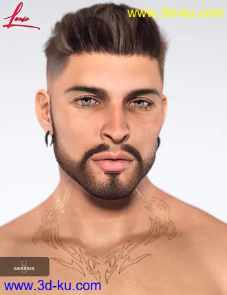 3D打印模型Louie for Genesis 8 Male的图片