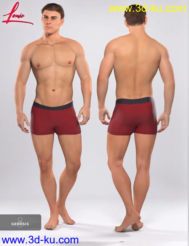 Louie for Genesis 8 Male模型的图片3