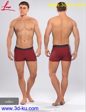 3D打印模型Louie for Genesis 8 Male的图片