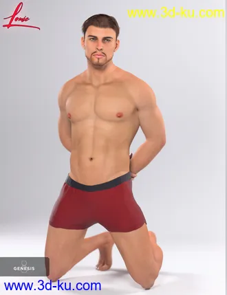 3D打印模型Louie for Genesis 8 Male的图片