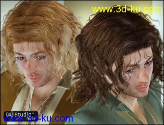 3D打印模型Luc Locks Men的图片