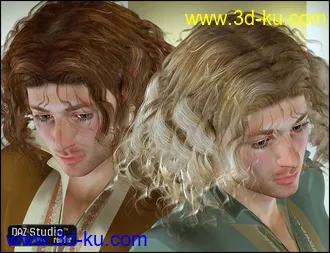 3D打印模型Luc Locks Men的图片