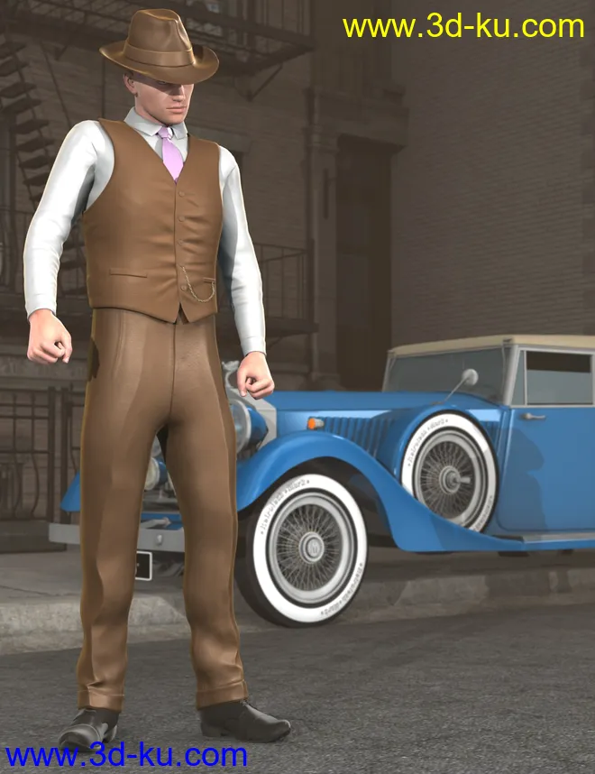 Lucciano for Genesis 2 Male(s)模型的图片5