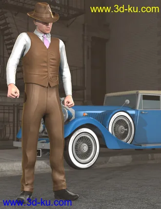 3D打印模型Lucciano for Genesis 2 Male(s)的图片