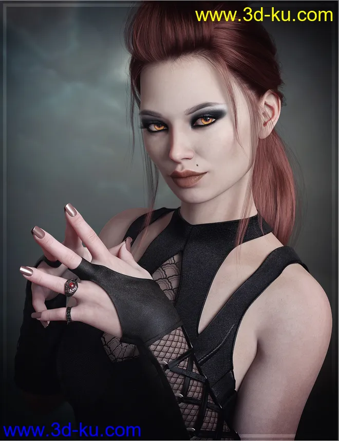 Lucille for Genesis 8 Female模型的图片1