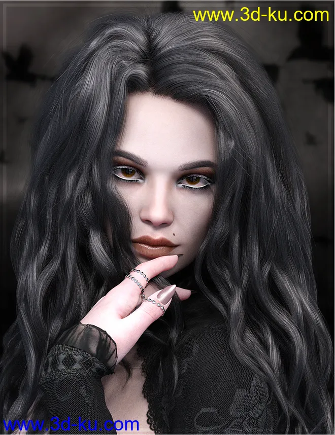 Lucille for Genesis 8 Female模型的图片3