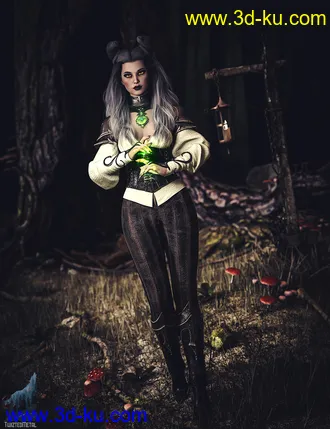 3D打印模型Lucille for Genesis 8 Female的图片