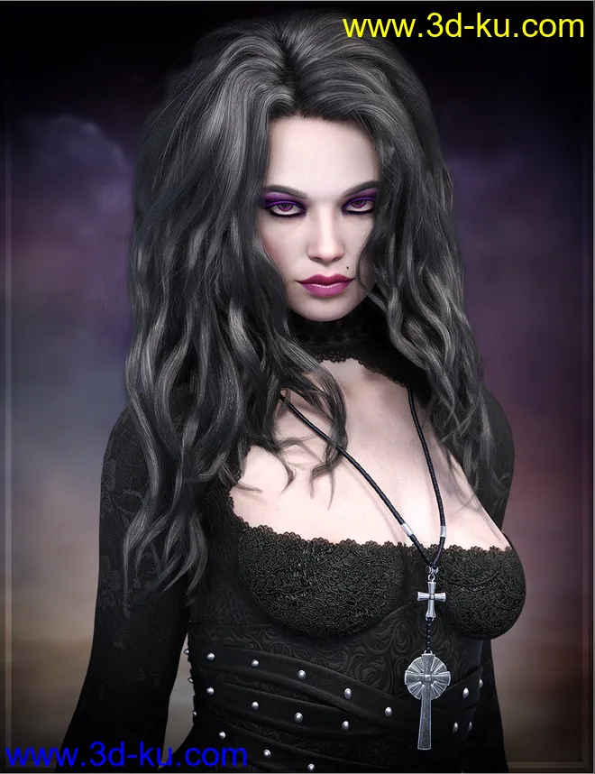 Lucille for Genesis 8 Female模型的图片11