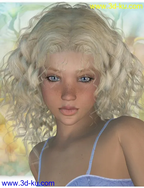 Lucrezia Locks Hair模型的图片2