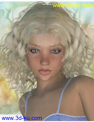 3D打印模型Lucrezia Locks Hair的图片