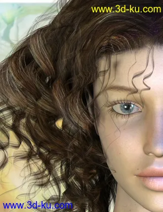 3D打印模型Lucrezia Locks Hair的图片