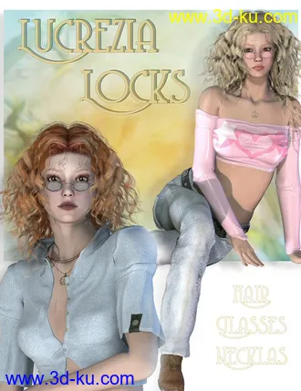 3D打印模型Lucrezia Locks Hair的图片