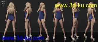 3D打印模型Ludmila HD For Genesis 8 Female的图片