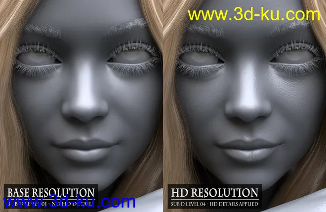 Ludmila HD For Genesis 8 Female模型的图片7