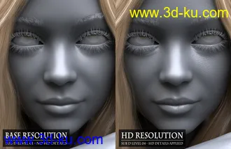 3D打印模型Ludmila HD For Genesis 8 Female的图片