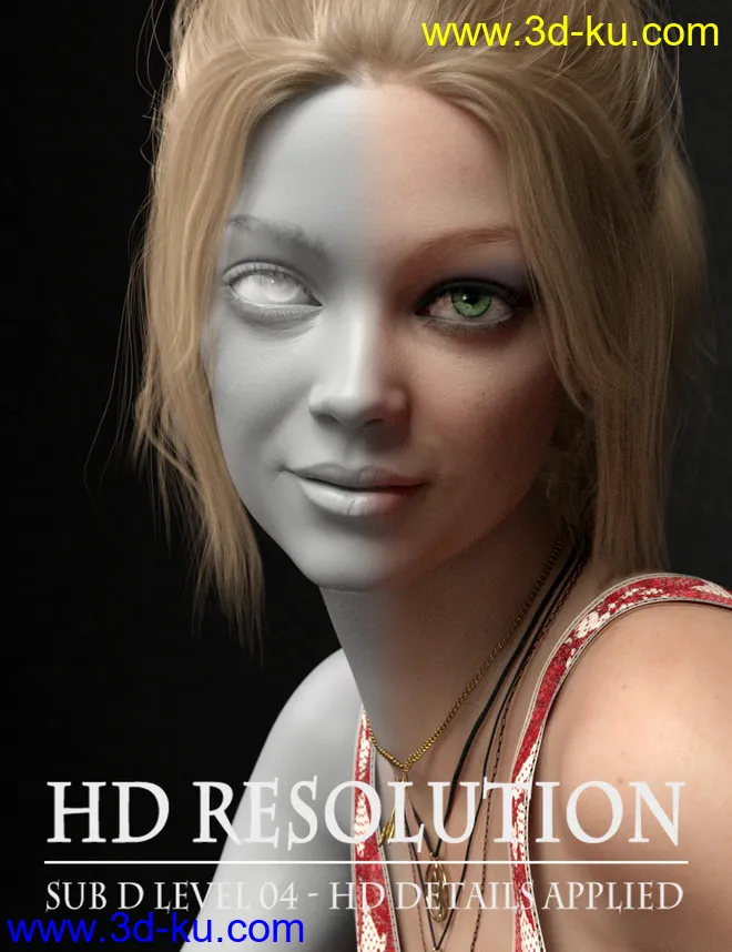 Ludmila HD For Genesis 8 Female模型的图片10