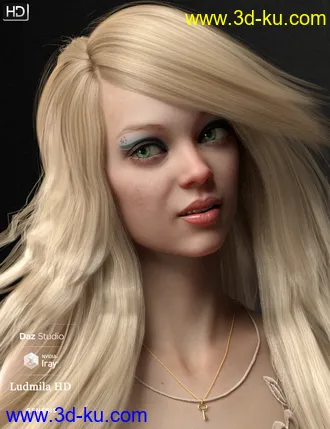 3D打印模型Ludmila HD For Genesis 8 Female的图片