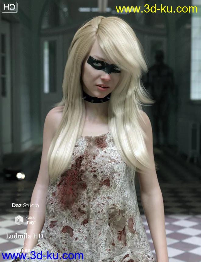Ludmila HD For Genesis 8 Female模型的图片14