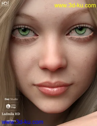 3D打印模型Ludmila HD For Genesis 8 Female的图片