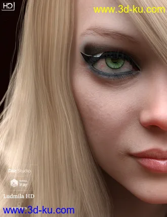 3D打印模型Ludmila HD For Genesis 8 Female的图片